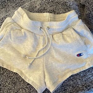 Champion Women's Athletic Light Gray Shorts